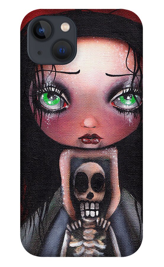 Abril Andrade Griffith iPhone 13 Case featuring the painting Until the End by Abril Andrade