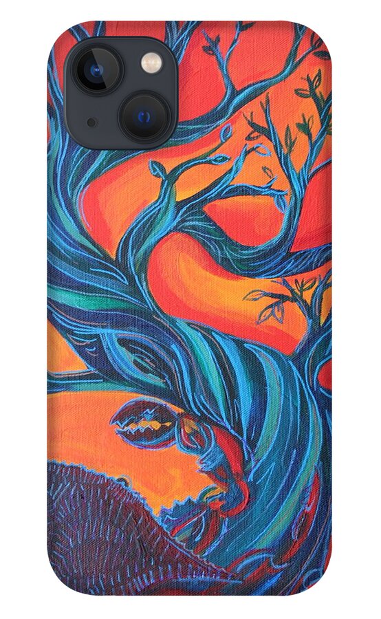 Crab iPhone 13 Case featuring the painting Untitled by Kate Fortin