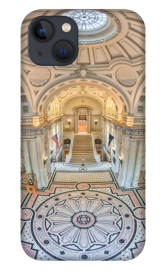 Clarence Holmes iPhone 13 Case featuring the photograph US Naval Academy Bancroft Hall III by Clarence Holmes
