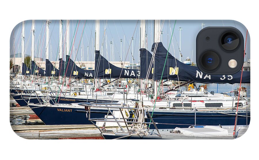 Clarence Holmes iPhone 13 Case featuring the photograph US Navy 44 Sail Training Craft I by Clarence Holmes
