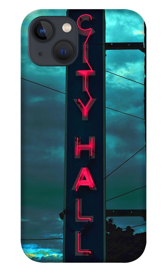 Neon Sign iPhone 13 Case featuring the photograph Vacancy by Laureen Murtha Menzl
