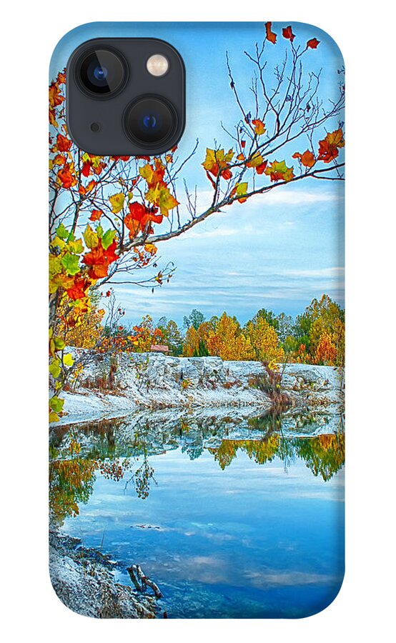 Klondike Park iPhone 13 Case featuring the photograph Vibrant Klondike Autumn by Bill and Linda Tiepelman