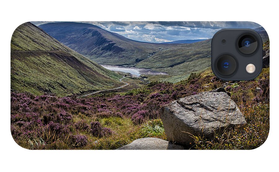 Silent Valley iPhone 13 Case featuring the photograph View from Ben Crom by Nigel R Bell