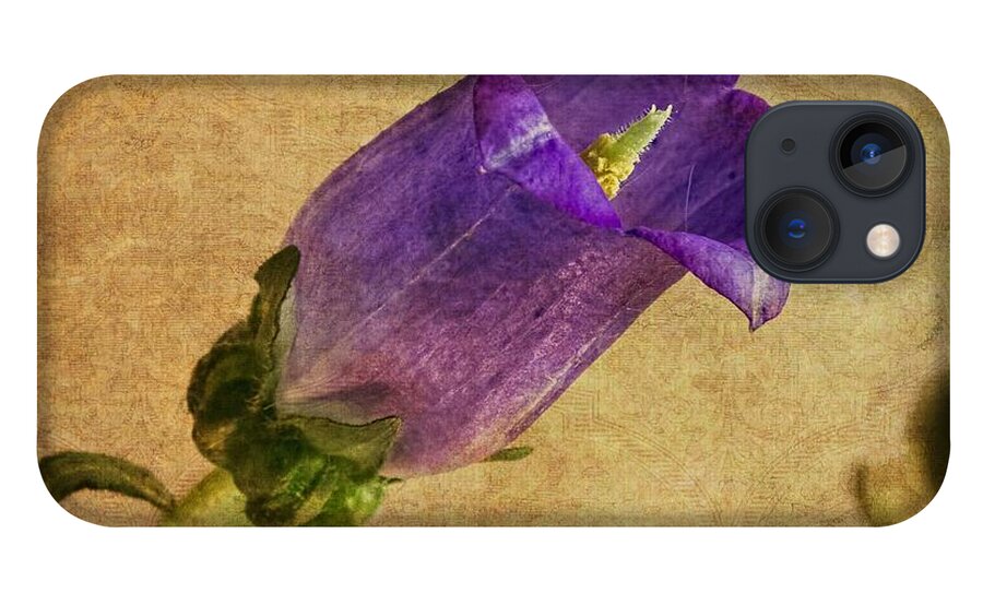 Canterbury Bell iPhone 13 Case featuring the photograph Vintage Purple Flower by Melissa Bittinger