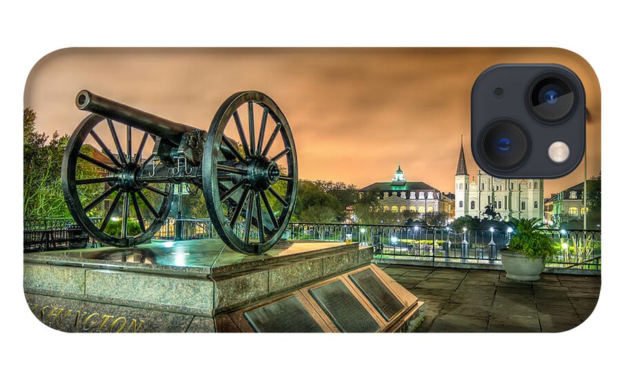 New Orleans iPhone 13 Case featuring the photograph Washington Artillery Park by Tim Stanley