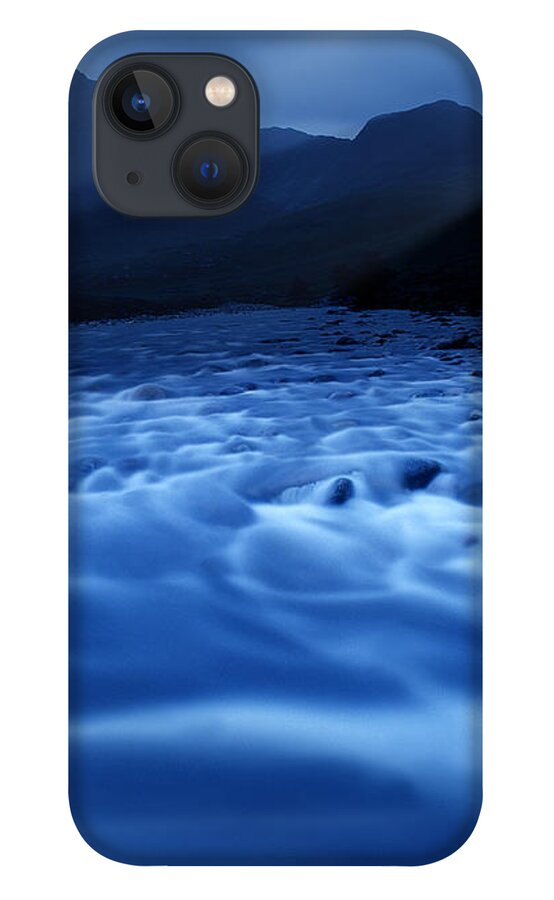 Blue iPhone 13 Case featuring the photograph Water Blues by Edmund Nagele FRPS