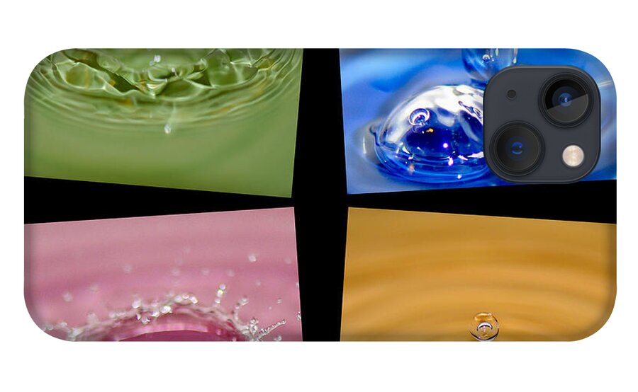 Waterdrops iPhone 13 Case featuring the photograph Waterdrops by Ken Arcia