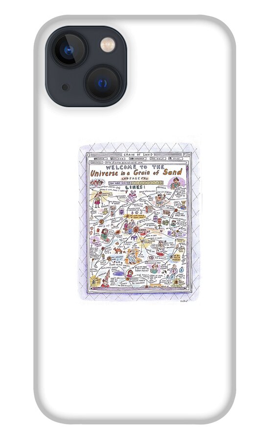 'welcome To The Universe In A Grain Of Sand' iPhone 13 Case