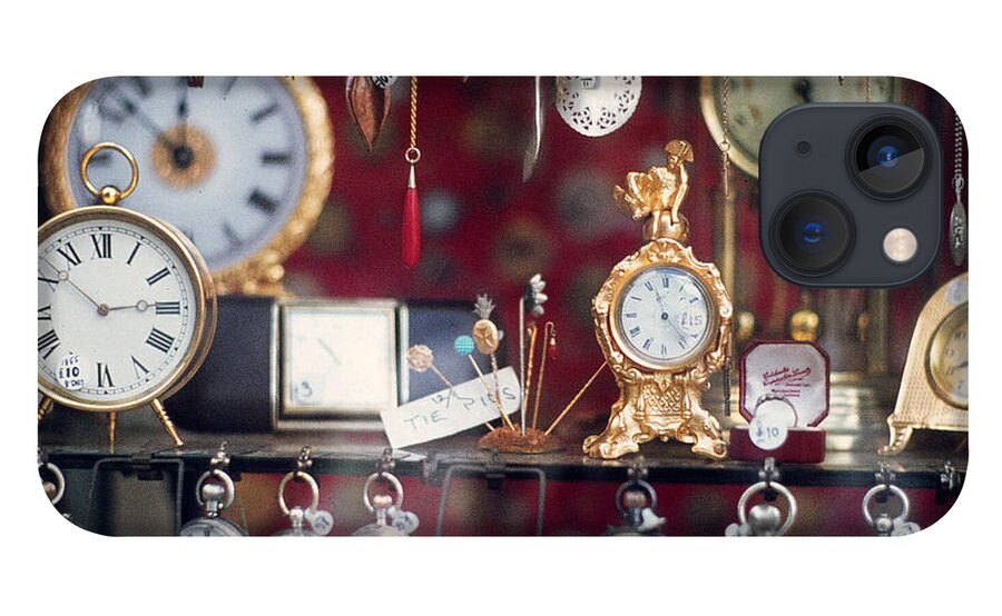 London Flea Markets iPhone 13 Case featuring the photograph What Time Is It? by Ira Shander