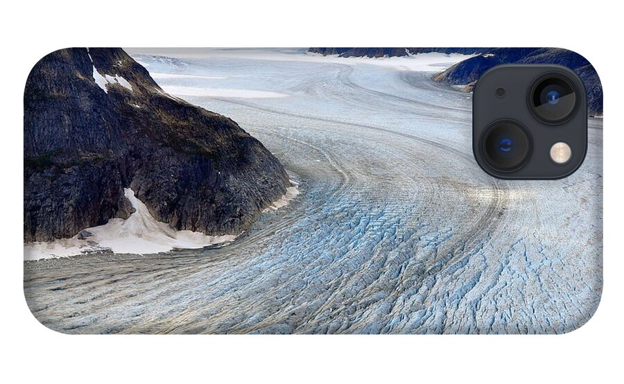 Glaciers iPhone 13 Case featuring the photograph When Glaciers Meet - Juneau Alaska by Bruce Friedman