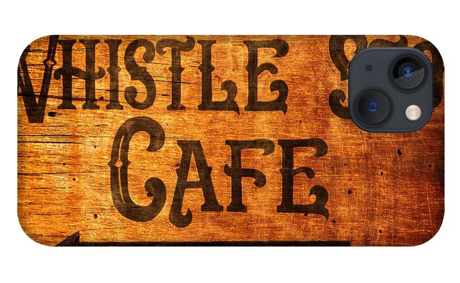 Whistle Stop Cafe iPhone 13 Case featuring the photograph Whistle Stop Cafe Sign by Mark Andrew Thomas
