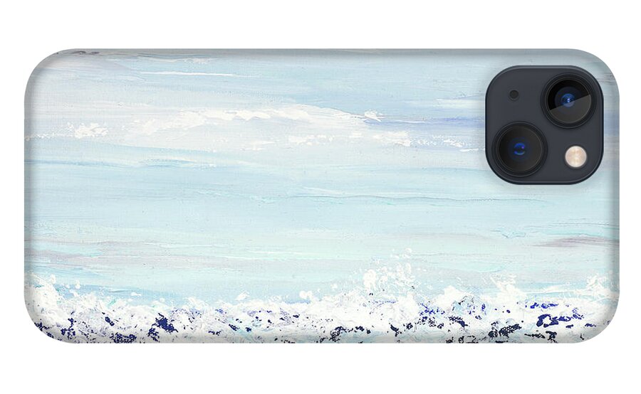 Costal iPhone 13 Case featuring the painting White Water by Tamara Nelson