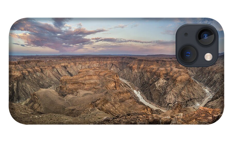 Vincent Grafhorst iPhone 13 Case featuring the photograph Winding Fish River Canyon And Desert by Vincent Grafhorst