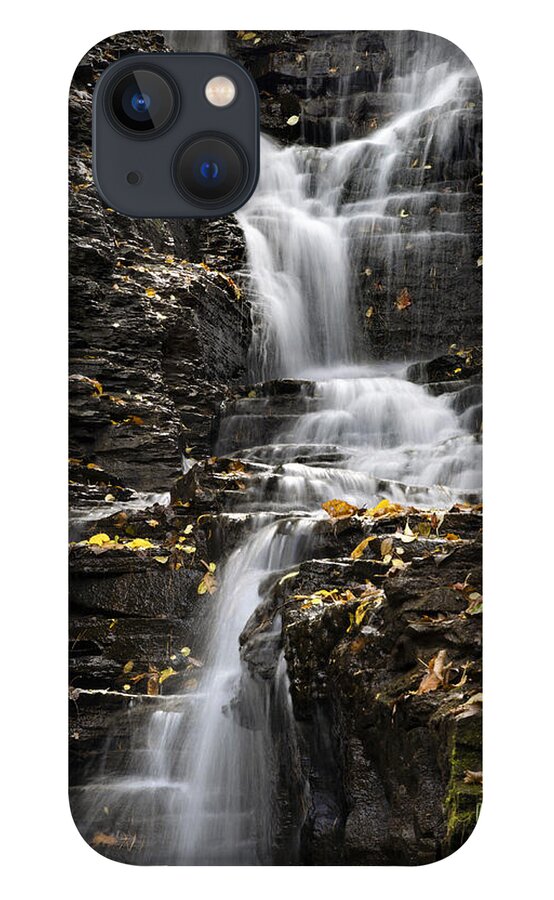 Waterfall iPhone 13 Case featuring the photograph Winding Waterfall by Christina Rollo