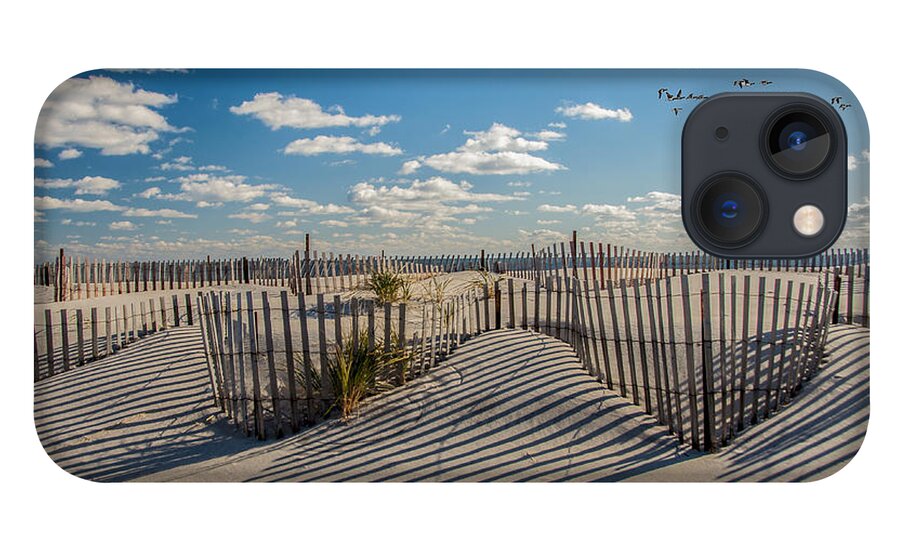 Beach iPhone 13 Case featuring the photograph Winter Beach 9528 by Cathy Kovarik