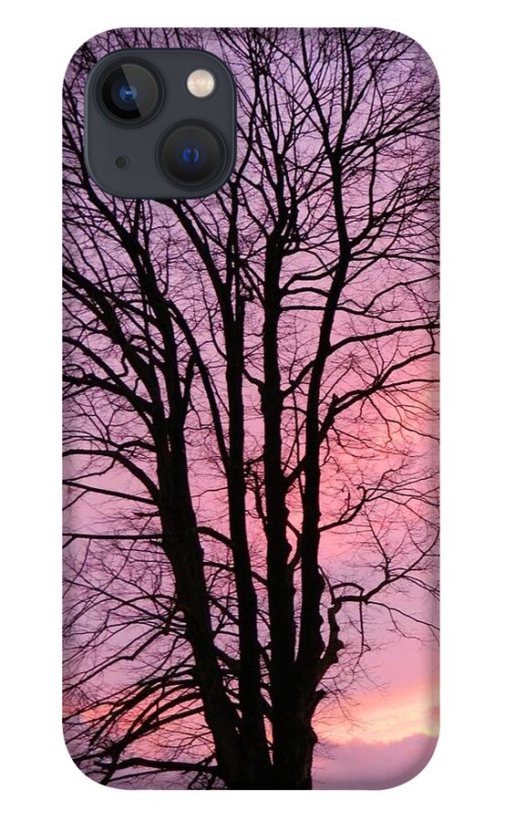 Sunset iPhone 13 Case featuring the photograph Winter Sunset by Gallery Of Hope 
