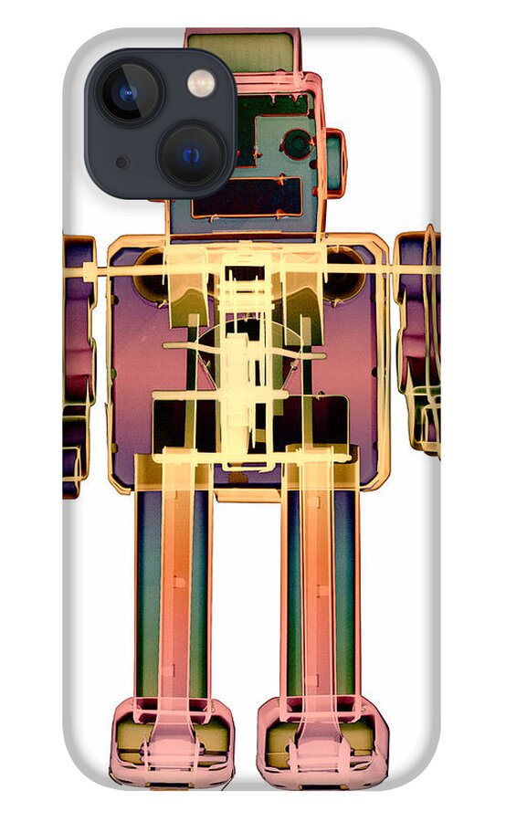 X-ray Art iPhone 13 Case featuring the photograph X-ray Robot - 3N2O No.10 by Roy Livingston
