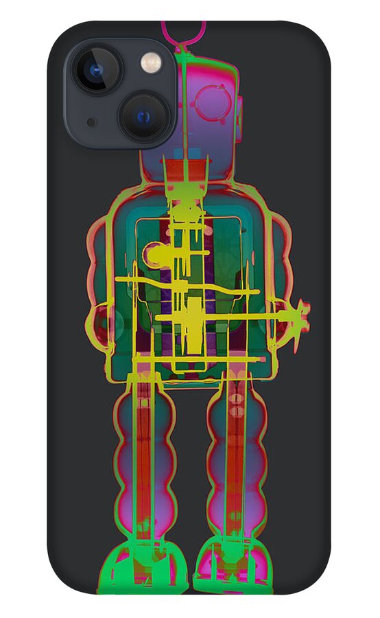 X-ray Art iPhone 13 Case featuring the photograph X-ray Robot With Gogs No.1 by Roy Livingston