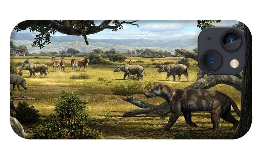 Wildlife Of The Miocene Era, Artwork iPhone 13 Case by Mauricio Anton -  Pixels