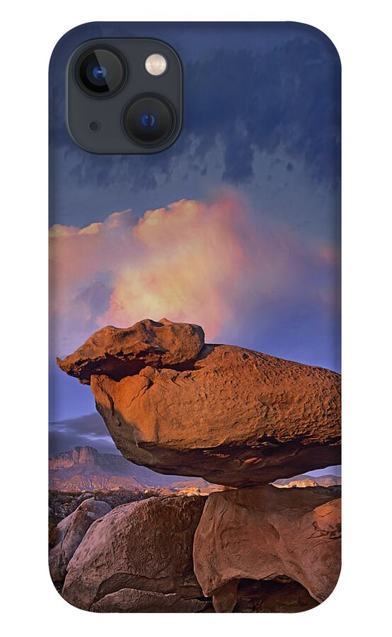 Mp iPhone 13 Case featuring the photograph Balancing Rock Formation, Guadalupe by Tim Fitzharris