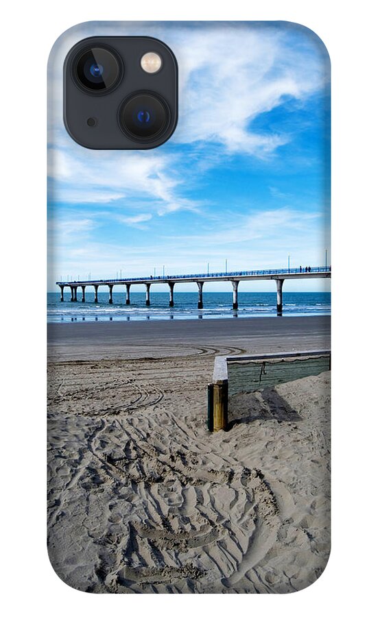 New Brighton iPhone 13 Case featuring the photograph Brighton Beach by Roseanne Jones