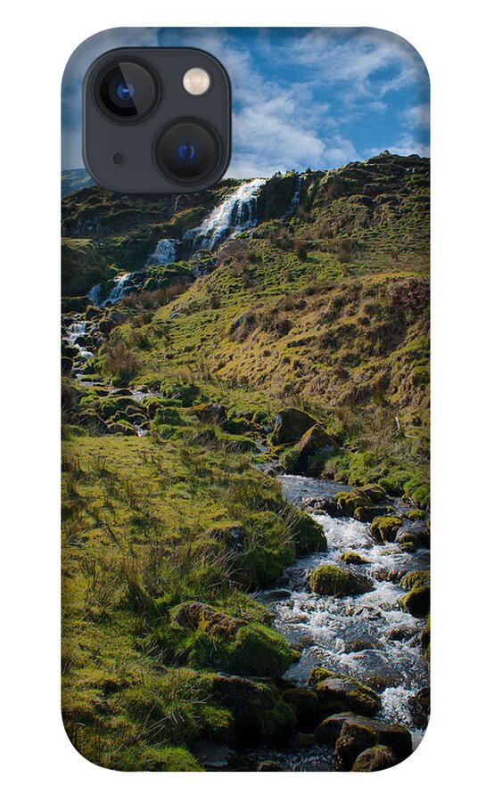 Chris iPhone 13 Case featuring the photograph Calmness at the falls by Chris Boulton