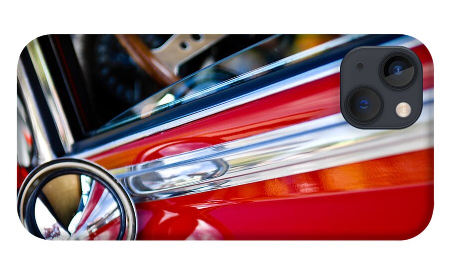 Classic Red Car iPhone 13 Case featuring the photograph Classic Red Car Artwork by Shane Kelly