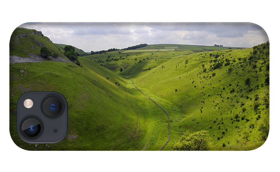 Derbyshire iPhone 13 Case featuring the photograph Cressbrook Dale from Mires Lane by Rod Johnson