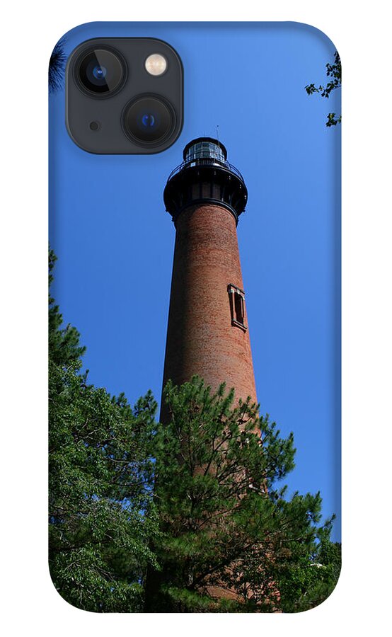 Outer Banks iPhone 13 Case featuring the photograph Currituck Lighthouse by Karen Harrison Brown