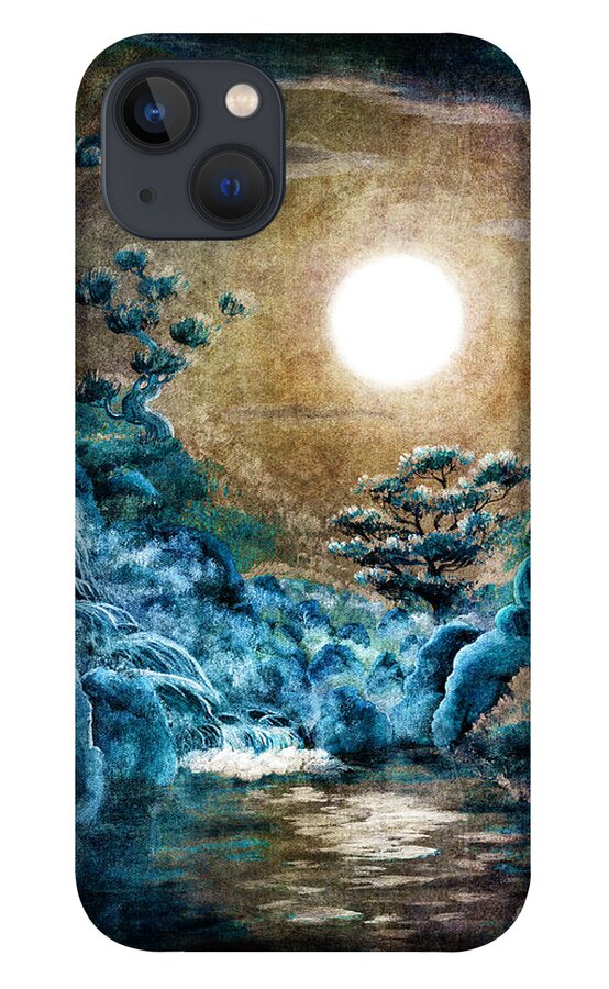 Zen iPhone 13 Case featuring the digital art Eternal Buddha Meditation by Laura Iverson