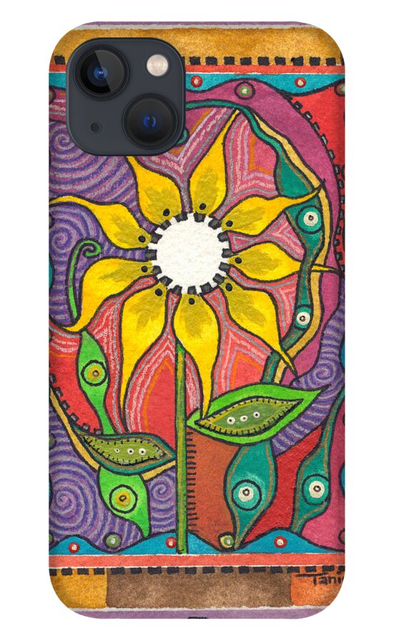 Floral iPhone 13 Case featuring the painting Eternity by Tanielle Childers