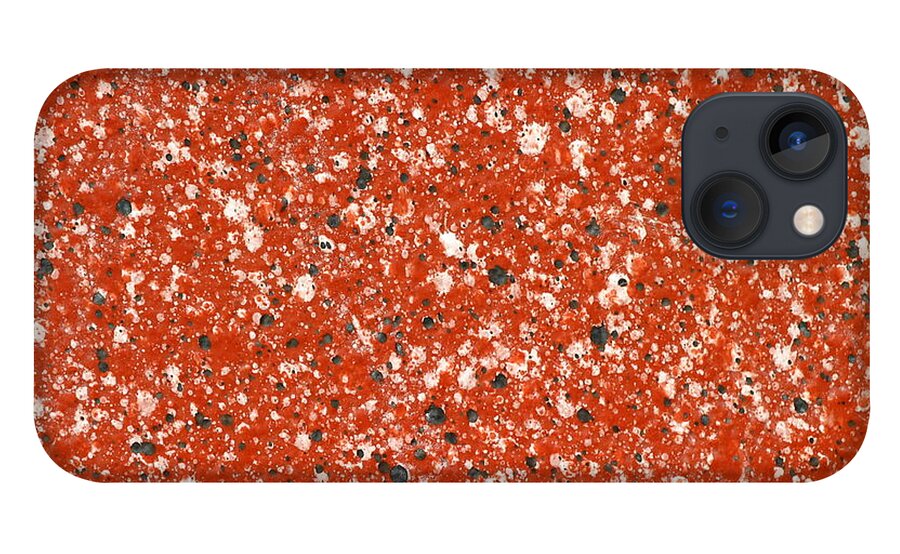 Abstract iPhone 13 Case featuring the photograph Fake Granite by Henrik Lehnerer