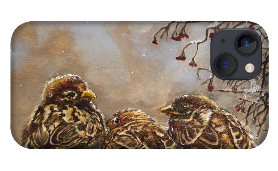 Birds iPhone 13 Case featuring the painting Keeping Company by Portraits By NC