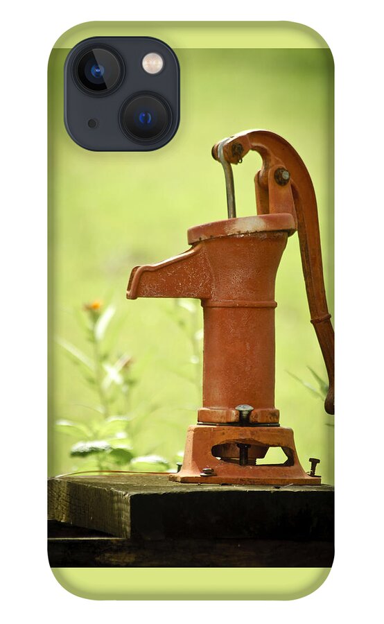 Pump iPhone 13 Case featuring the photograph Old Fashioned Water Pump by Carolyn Marshall
