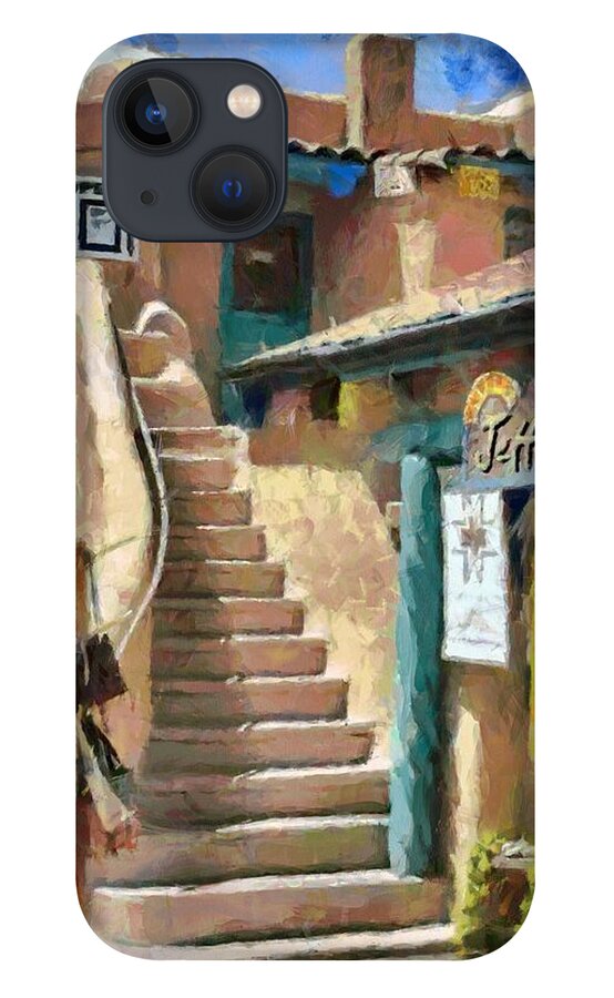 Jeff's Art Shop iPhone 13 Case featuring the painting Open for Business by Jeffrey Kolker