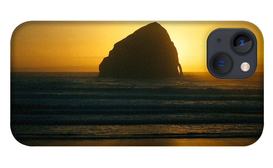 Photo iPhone 13 Case featuring the photograph Pacific City Sunset by Chriss Pagani