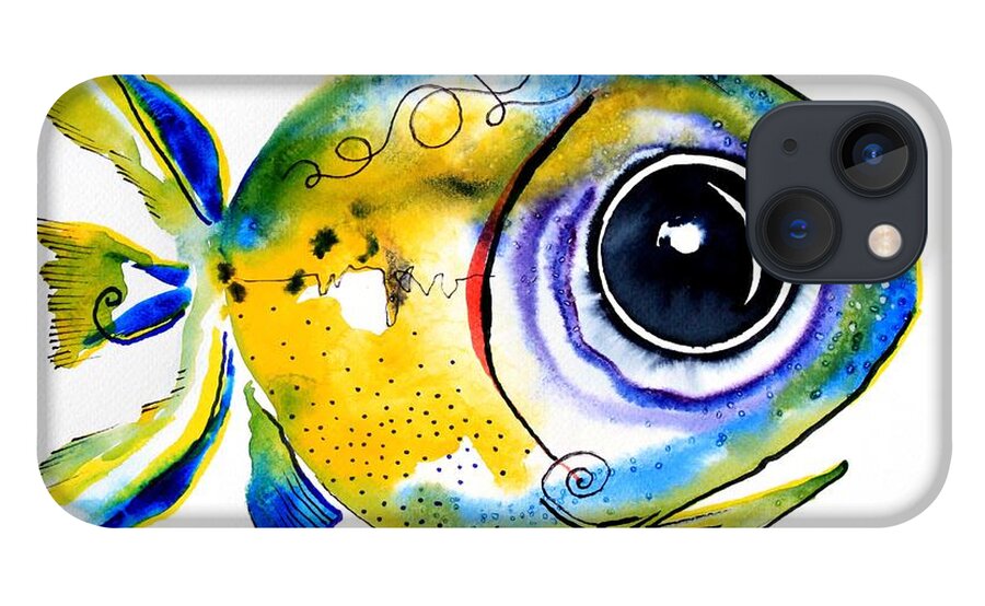 Fish iPhone 13 Case featuring the painting Stout Lookout Fish by J Vincent Scarpace