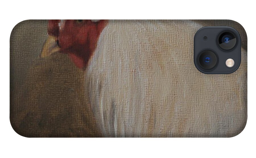 Chanteclaire Rooster iPhone 13 Case featuring the painting The Colonel by Tammy Taylor