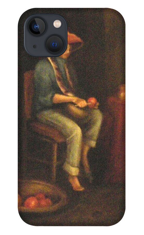  iPhone 13 Case featuring the painting The Girl by Jordana Sands