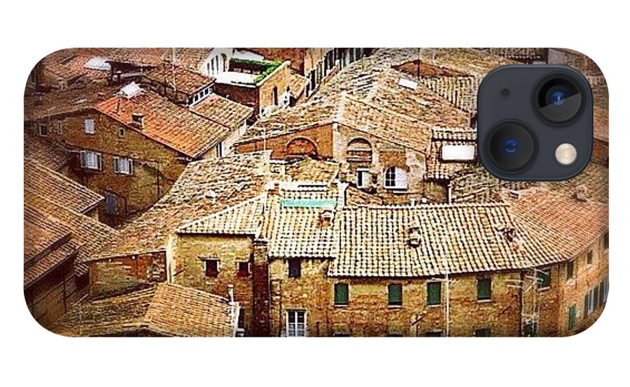 Square iPhone 13 Case featuring the photograph Under The Tuscan Sun.. #siena #rooftops by A Rey