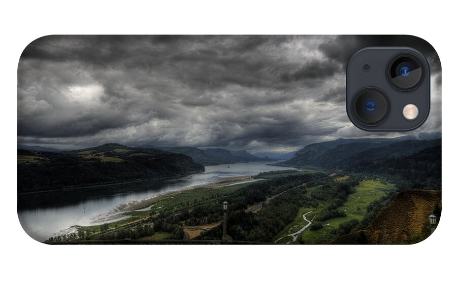 Hdr iPhone 13 Case featuring the photograph Vista House View by Brad Granger