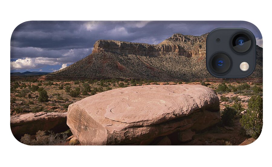 00174332 iPhone 13 Case featuring the photograph Vulcans Throne From Toroweep Overlook by Tim Fitzharris