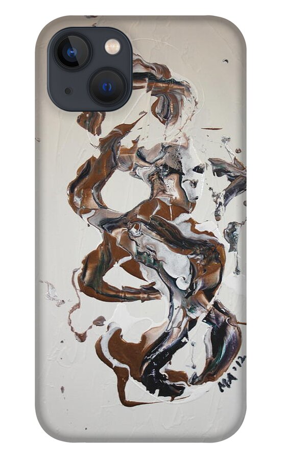 Water Dance iPhone 13 Case featuring the painting Water Dance by Madeleine Arnett
