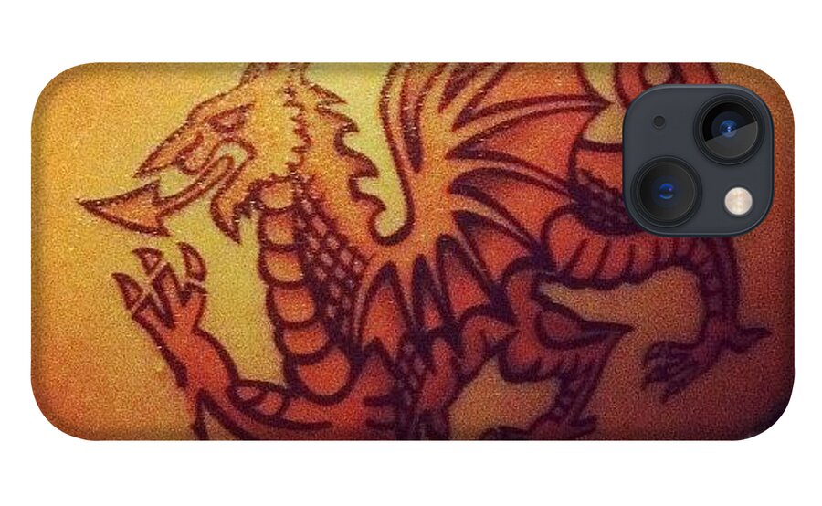 A patriotic tattoo of the medieval red dragon from the Welsh flag | Ratta  Tattoo
