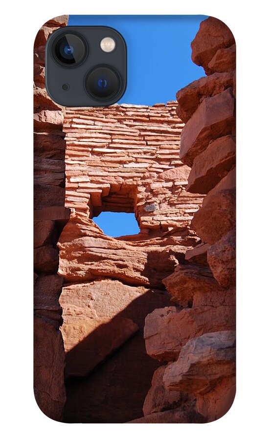 Historical iPhone 13 Case featuring the photograph Wupatki Walls and Windows by Cheryl Fecht