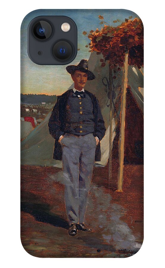 Winslow Homer iPhone 13 Case featuring the painting Albert Post by Winslow Homer