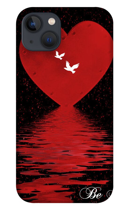 Heart iPhone 13 Case featuring the digital art Be Mine by Cathy Kovarik