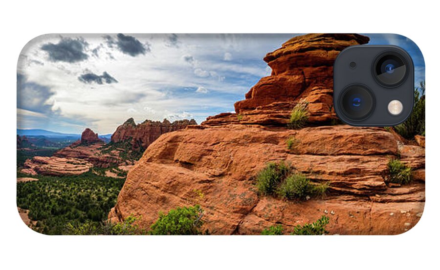 Arizona iPhone 13 Case featuring the photograph Beautiful Sedona Panorama #6 by Raul Rodriguez