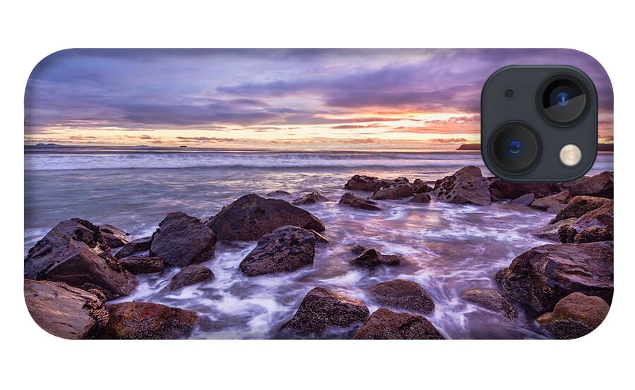 Purple iPhone 13 Case featuring the photograph Blueberry Sea by Dan McGeorge