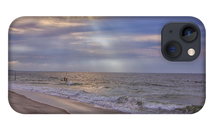 Cape May New Jersey iPhone 13 Case featuring the photograph Cape May Beach #1 by Tom Singleton